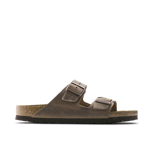 Arizona Oiled Leather Narrow - Tobacco Brown
