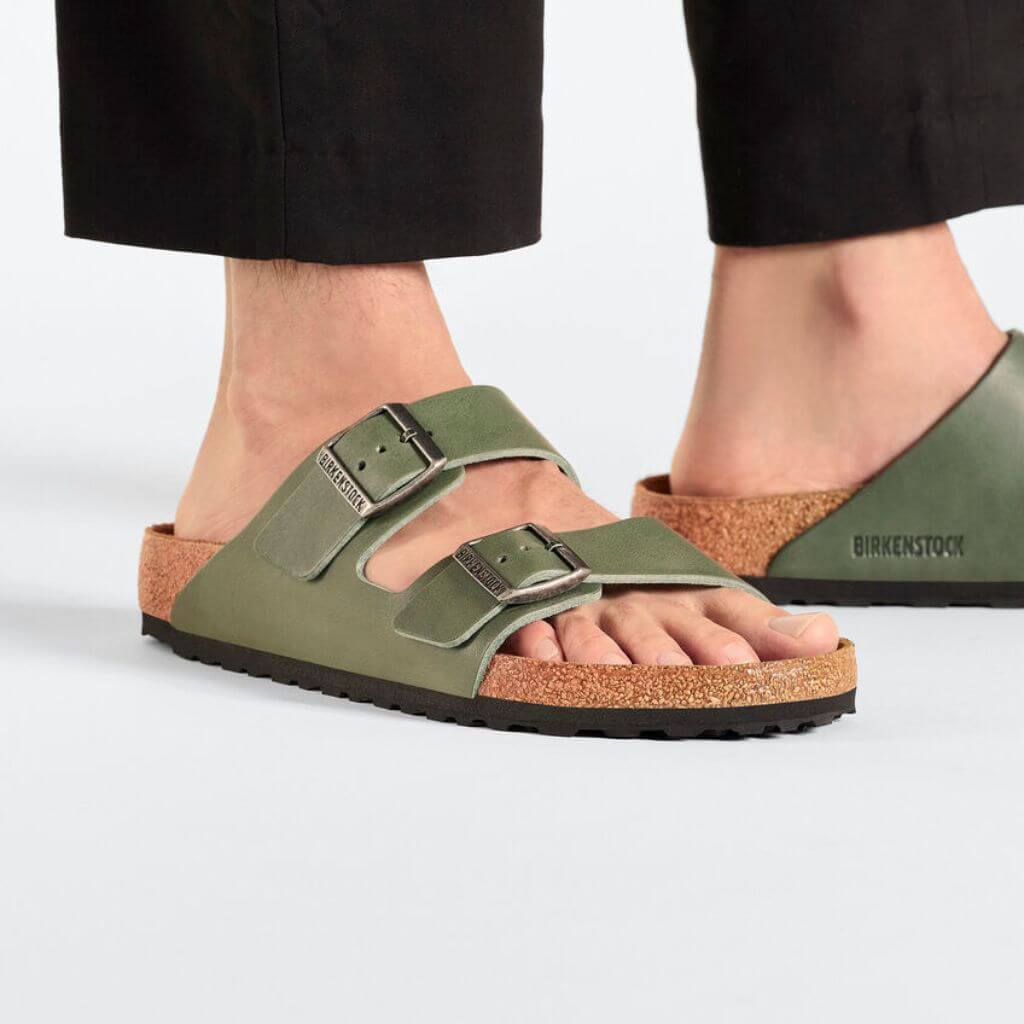 Arizona Natural Leather Vintage Wood - Thyme