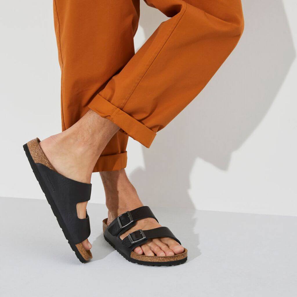 Arizona Natural Leather Vintage Wood - Black