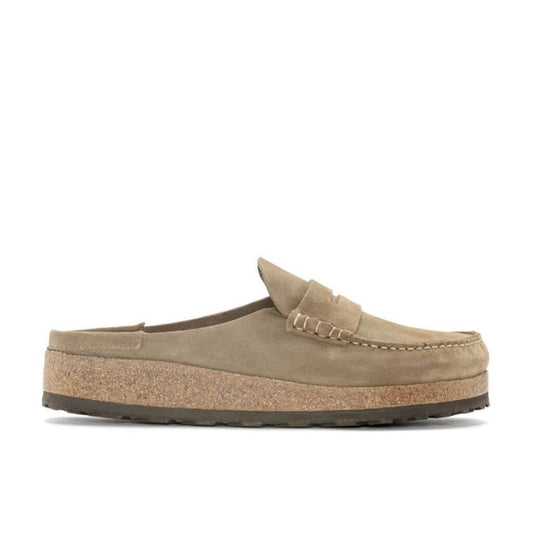 Naples Leather Suede Soft Footbed - Taup